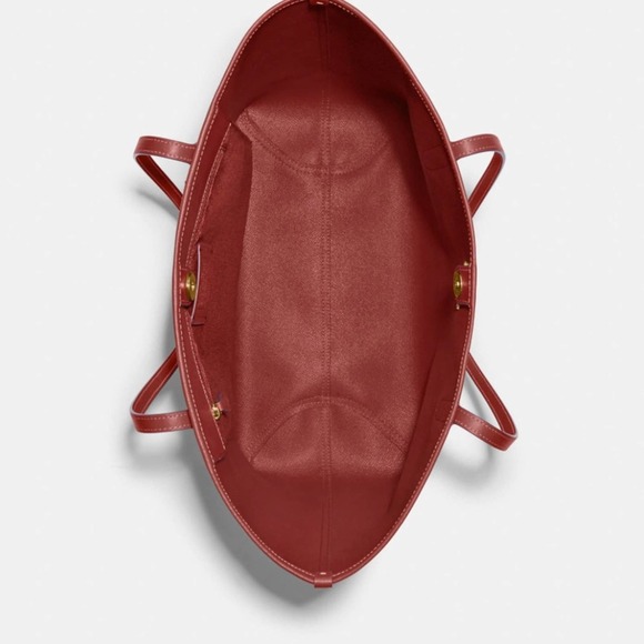 NWT💃Coach X Peanuts City Tote in Signature Canvas with Snoopy Woodstock Print - Picture 7 of 12